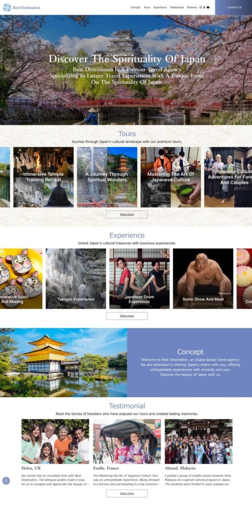 大阪観光サイト、インバウンド